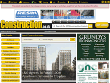 Tablet Screenshot of construction.co.uk